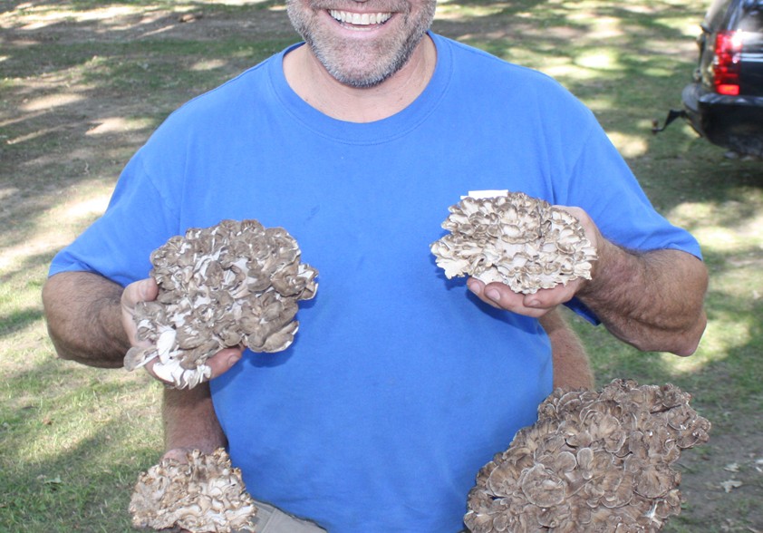 Brian Williams with Mushrooms